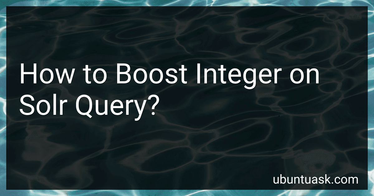 How to Boost Integer on Solr Query? image