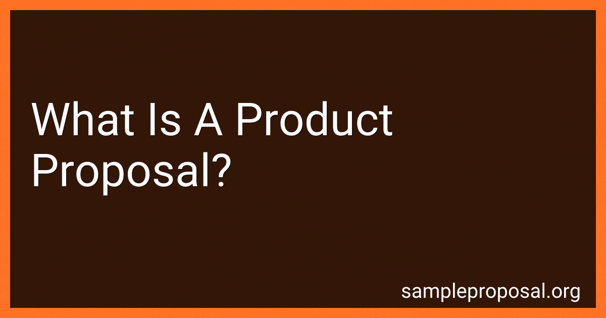 What Is A Product Proposal? image