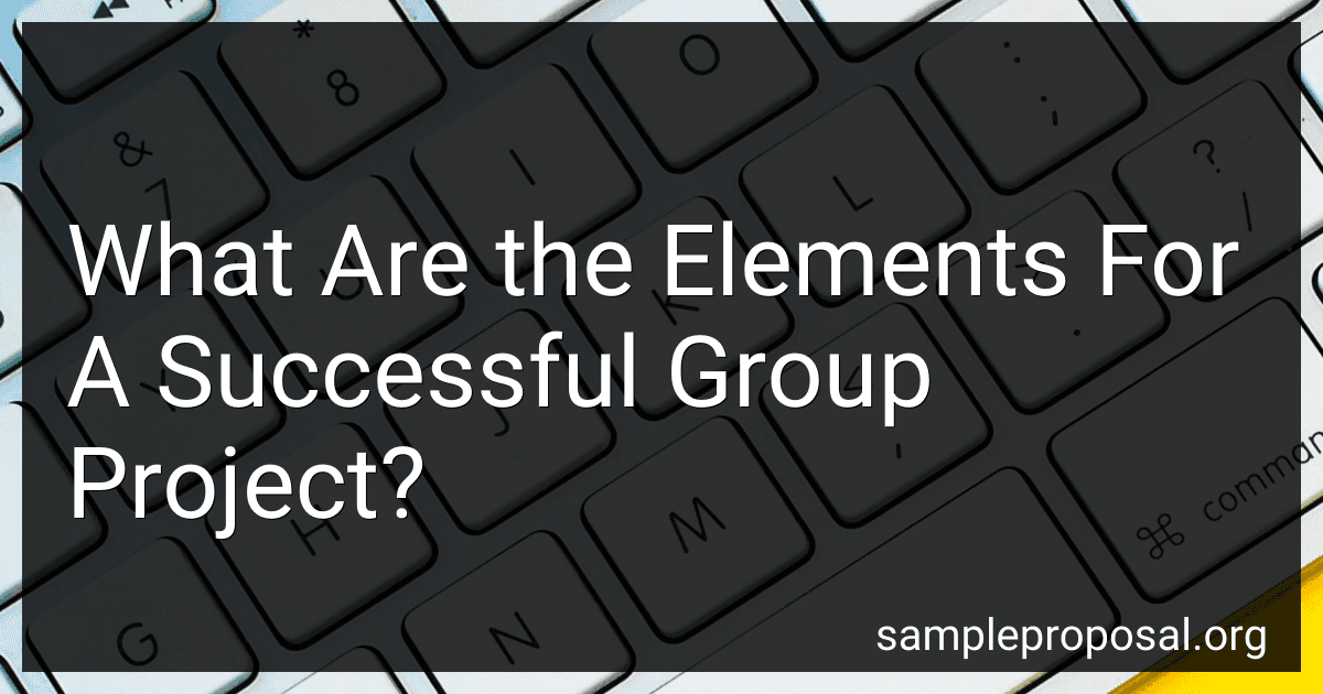 What Are the Elements For A Successful Group Project? image