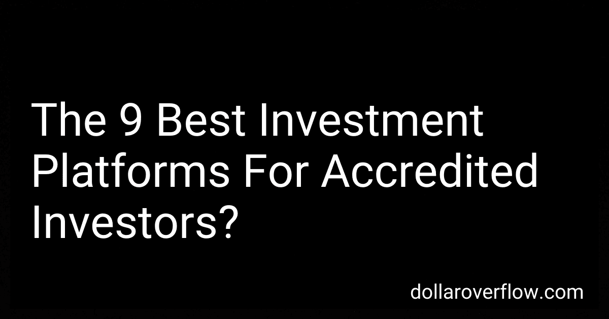 The 9 Best Investment Platforms For Accredited Investors? image
