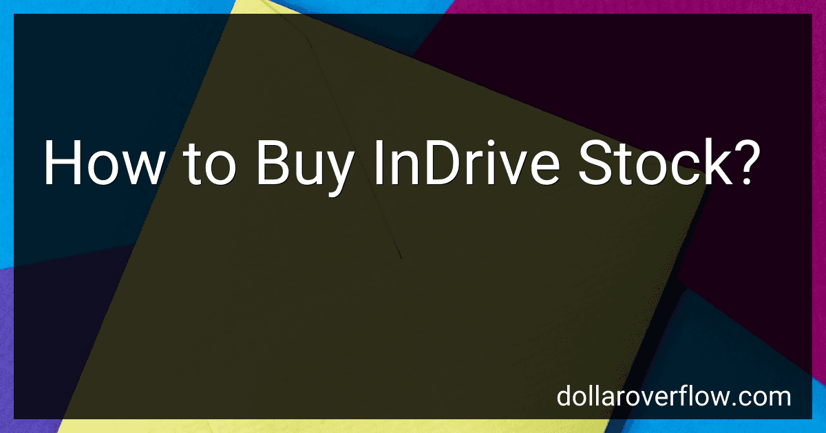 How to Buy InDrive Stock? image
