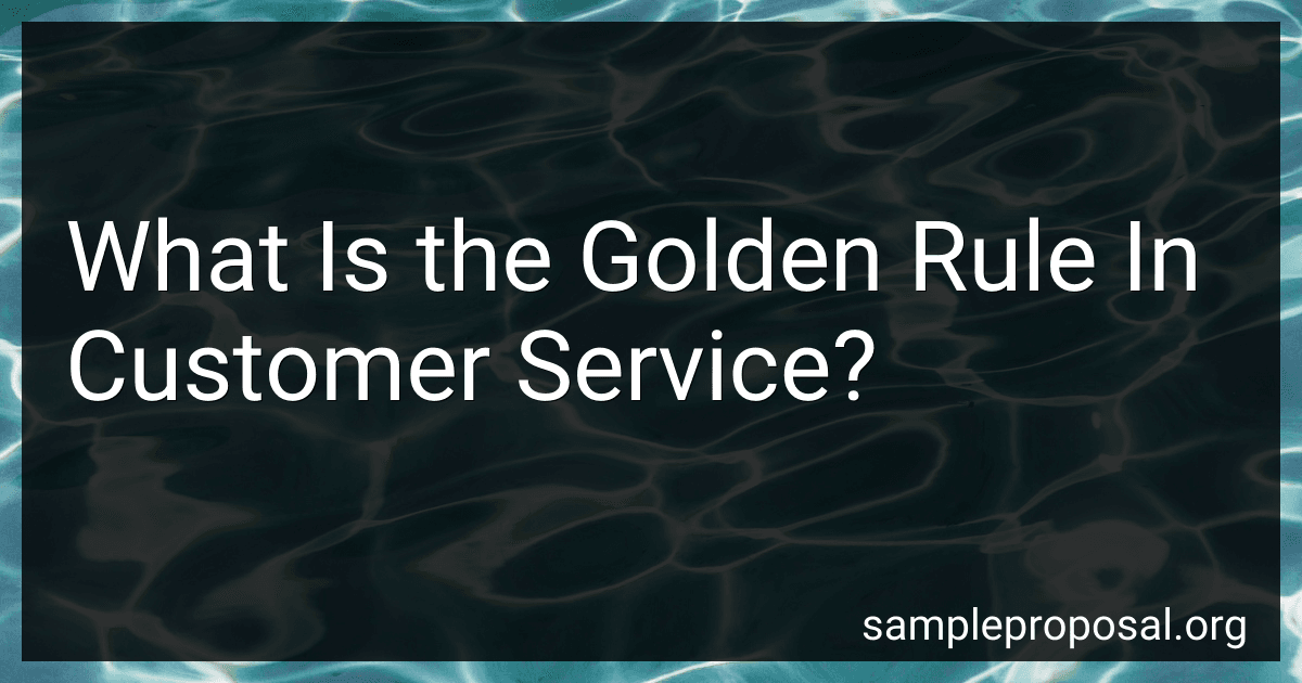 What Is the Golden Rule In Customer Service? image