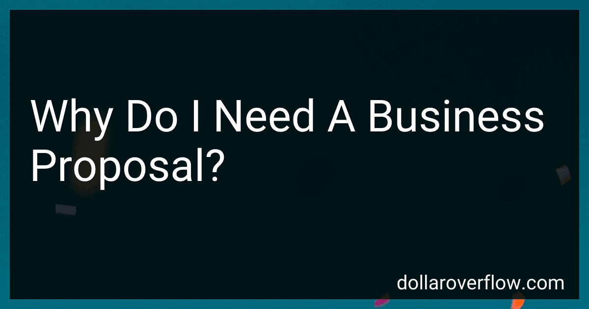 Why Do I Need A Business Proposal? image