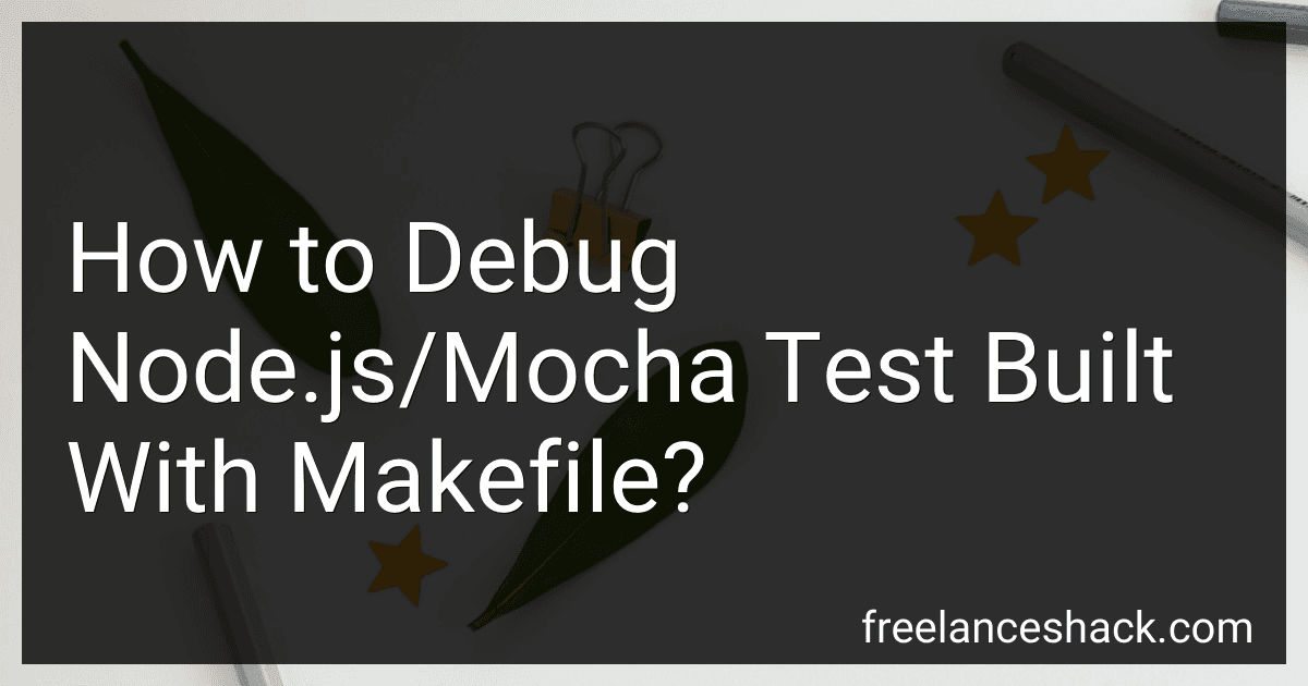 How to Debug Node.js/Mocha Test Built With Makefile? image