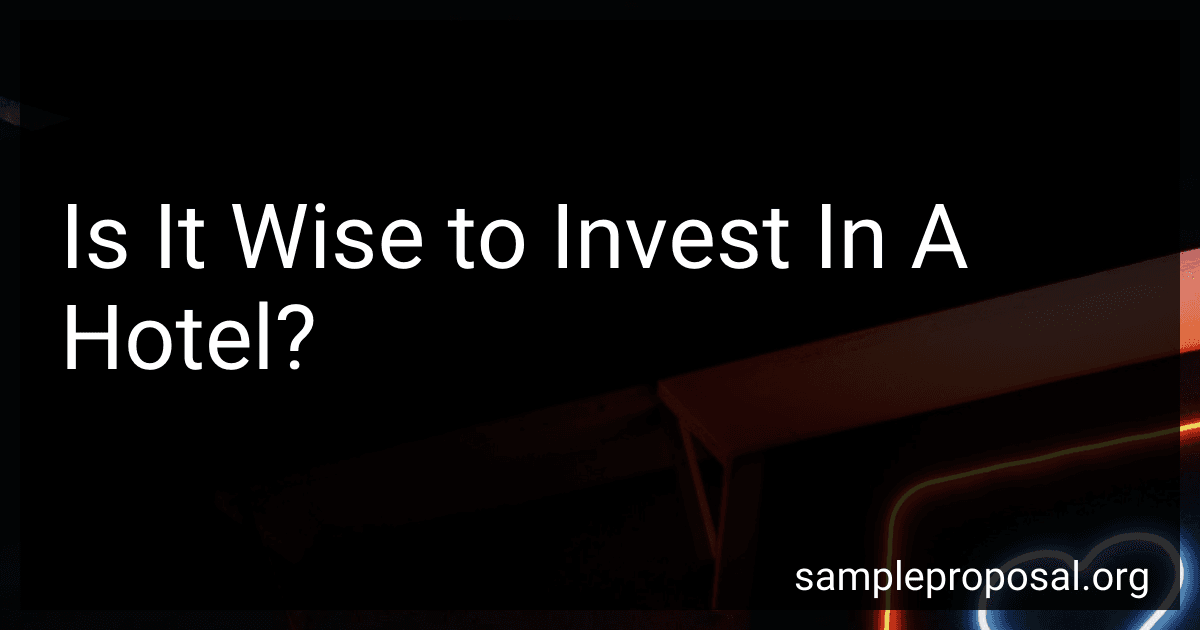 Is It Wise to Invest In A Hotel? image