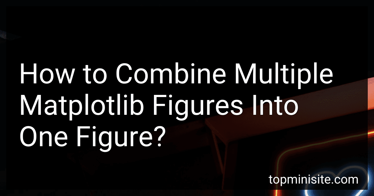 How to Combine Multiple Matplotlib Figures Into One Figure? image