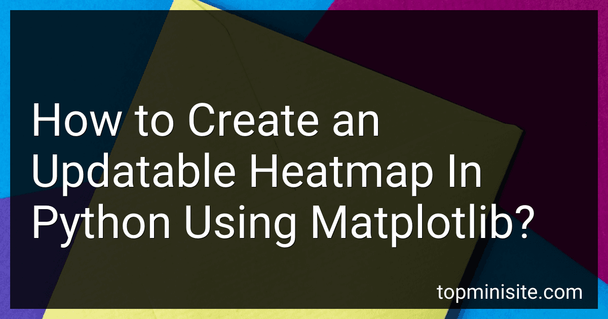 How to Create an Updatable Heatmap In Python Using Matplotlib? image
