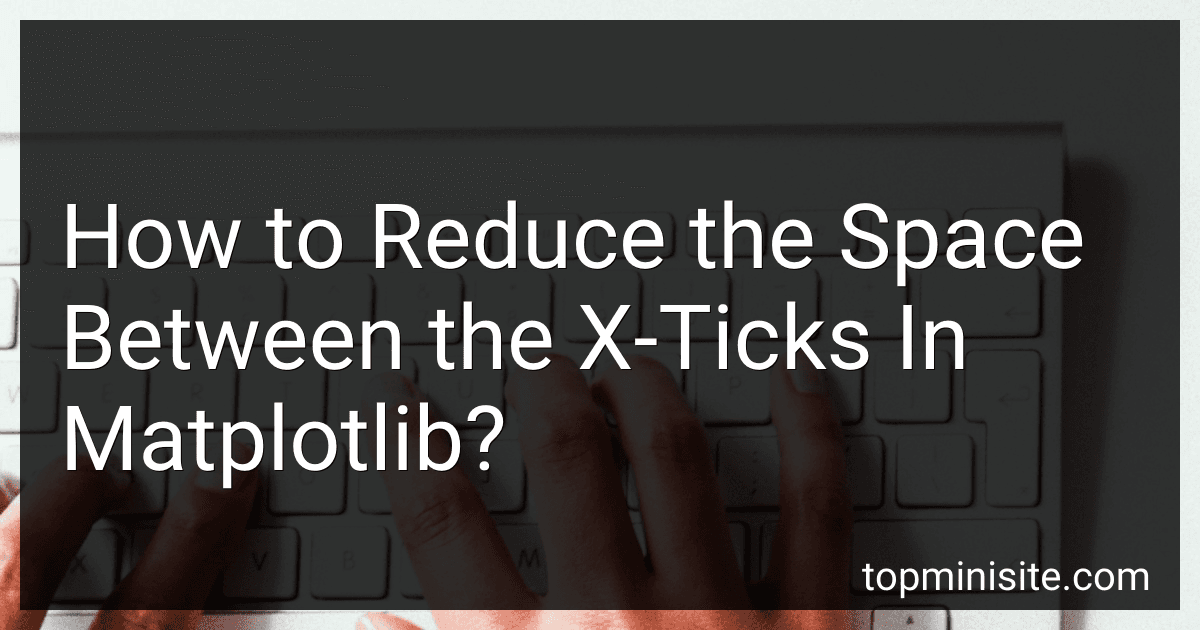 How to Reduce the Space Between the X-Ticks In Matplotlib? image
