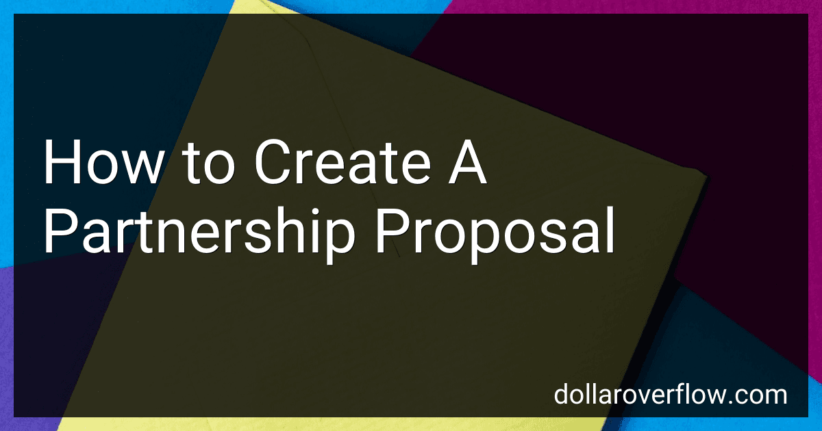 How to Create A Partnership Proposal image