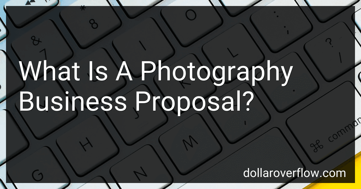 What Is A Photography Business Proposal? image