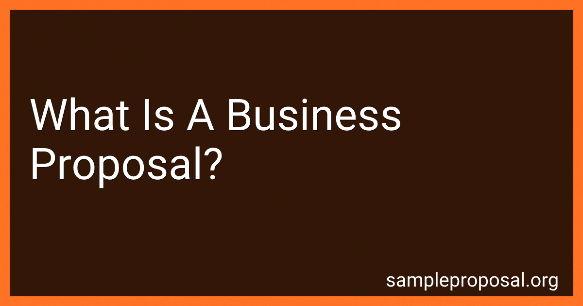 What Is A Business Proposal? image
