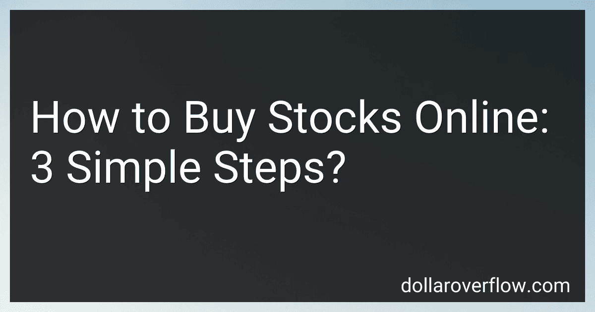 How to Buy Stocks Online: 3 Simple Steps? image