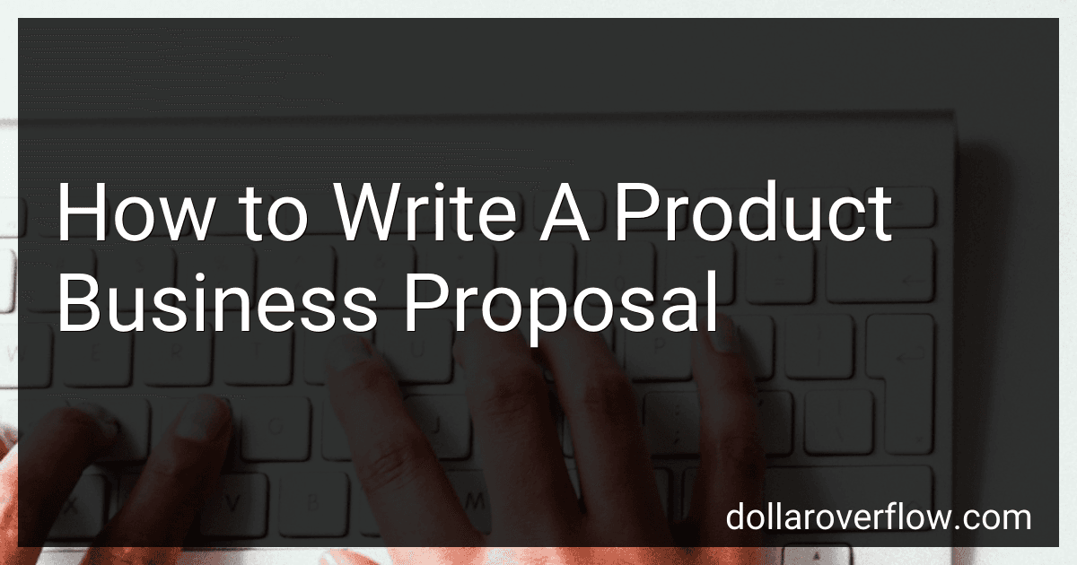 How to Write A Product Business Proposal image