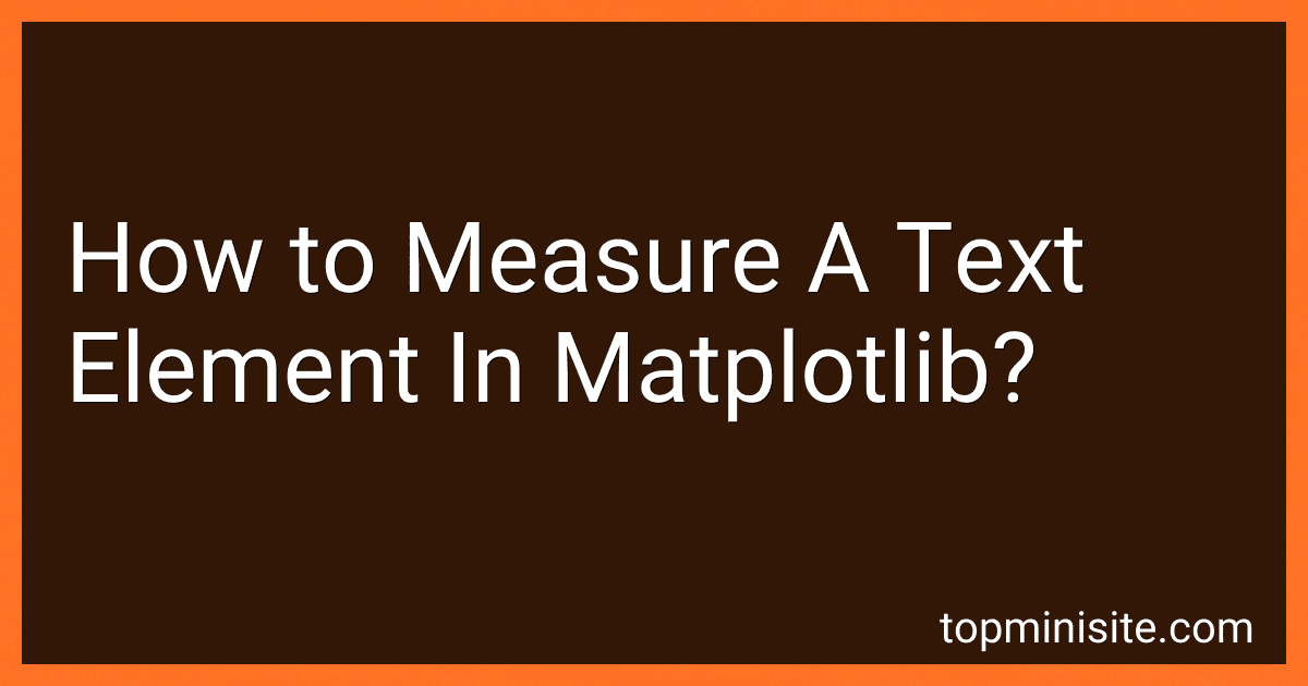 How to Measure A Text Element In Matplotlib? image