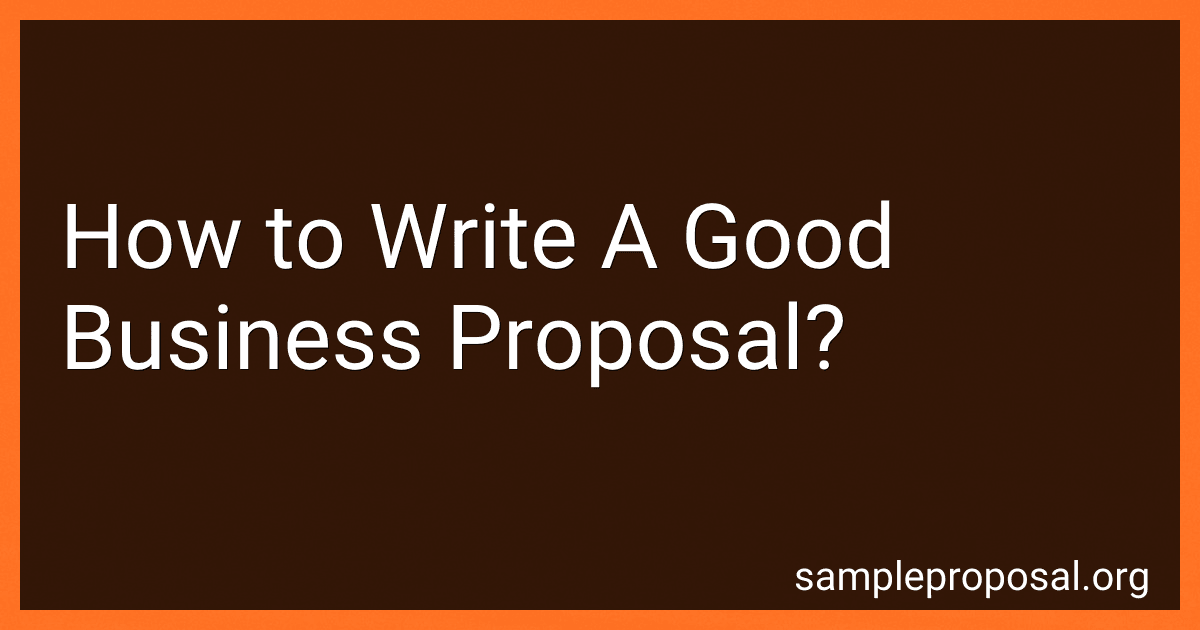 How to Write A Good Business Proposal? image