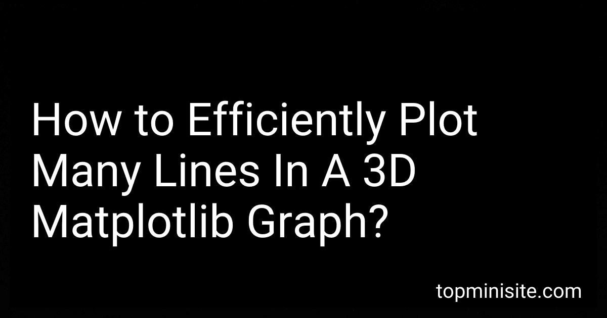 How to Efficiently Plot Many Lines In A 3D Matplotlib Graph? image