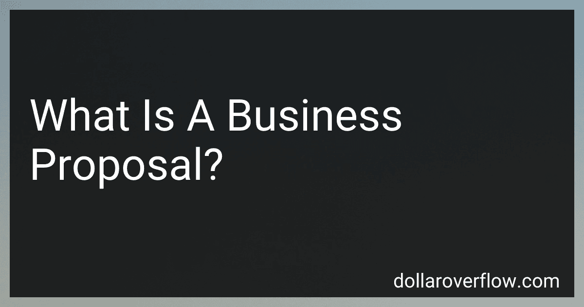 What Is A Business Proposal? image