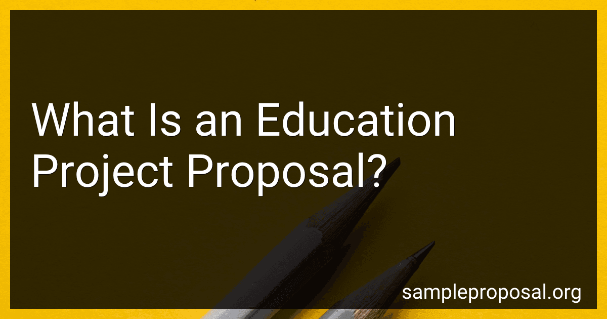 What Is an Education Project Proposal? image