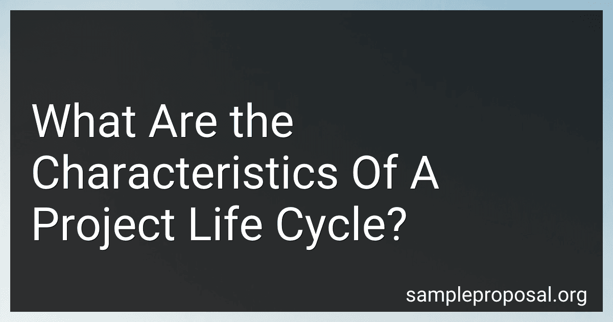 What Are the Characteristics Of A Project Life Cycle? image