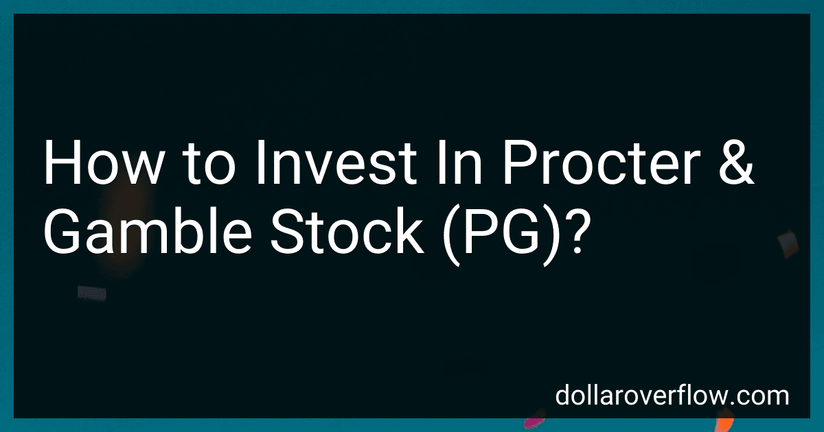 How to Invest In Procter & Gamble Stock (PG)? image