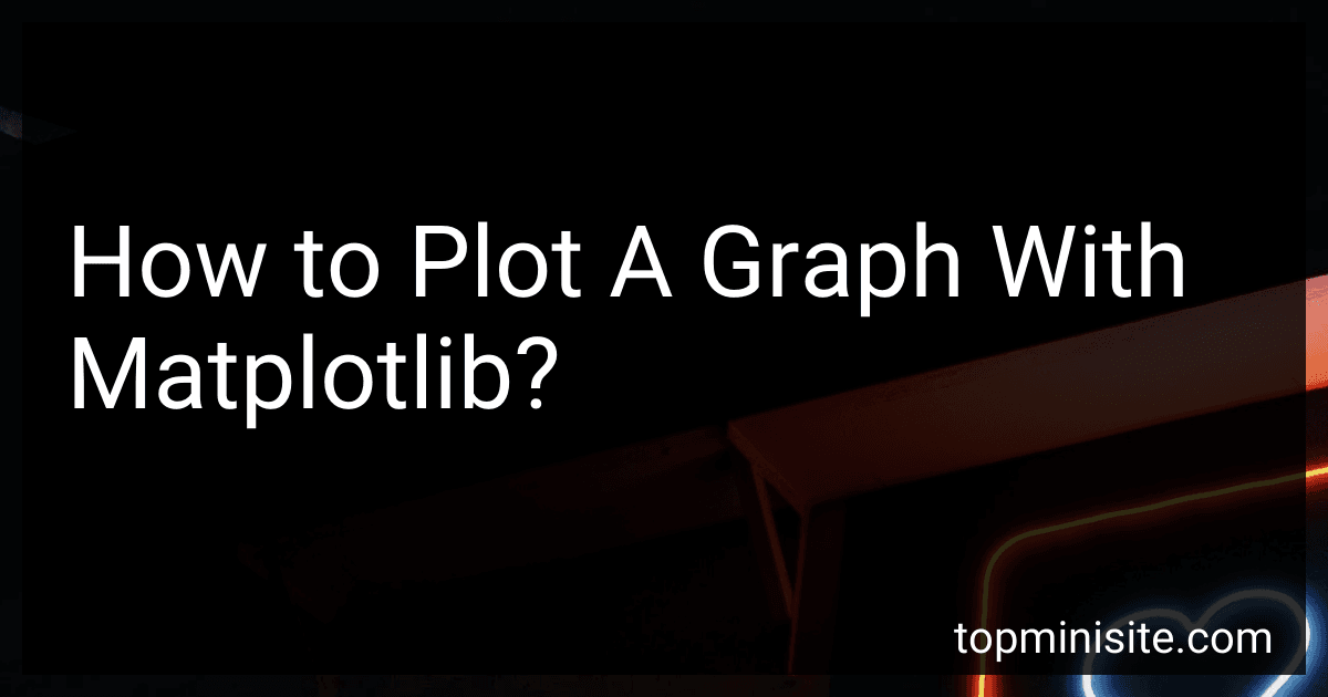 How to Plot A Graph With Matplotlib? image