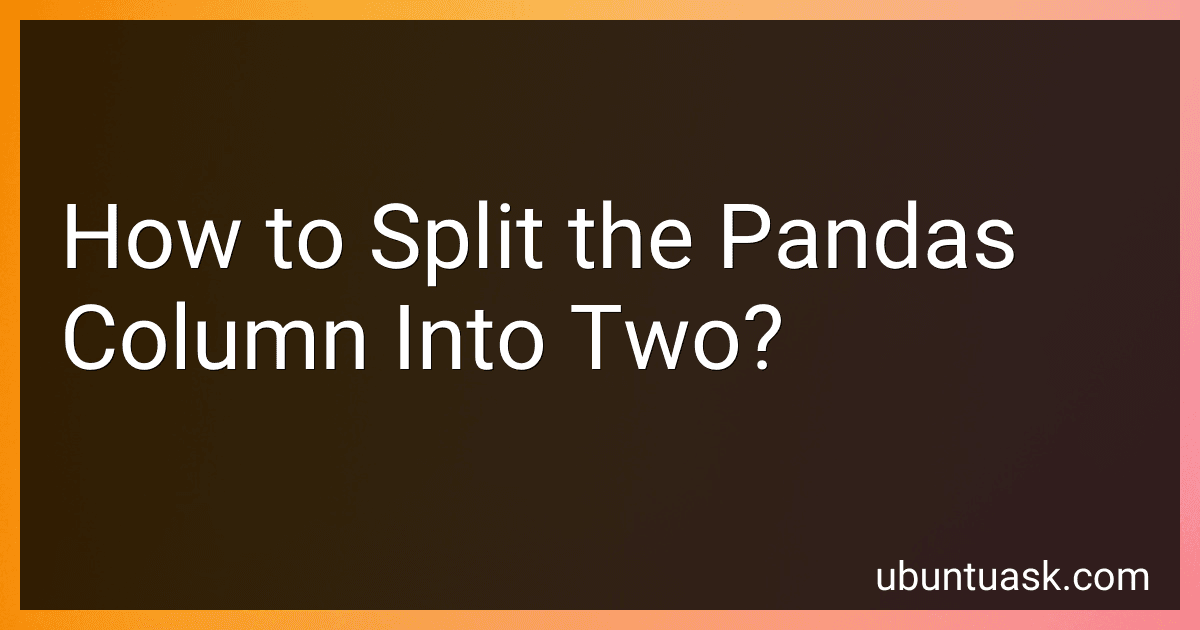 How to Split the Pandas Column Into Two? image