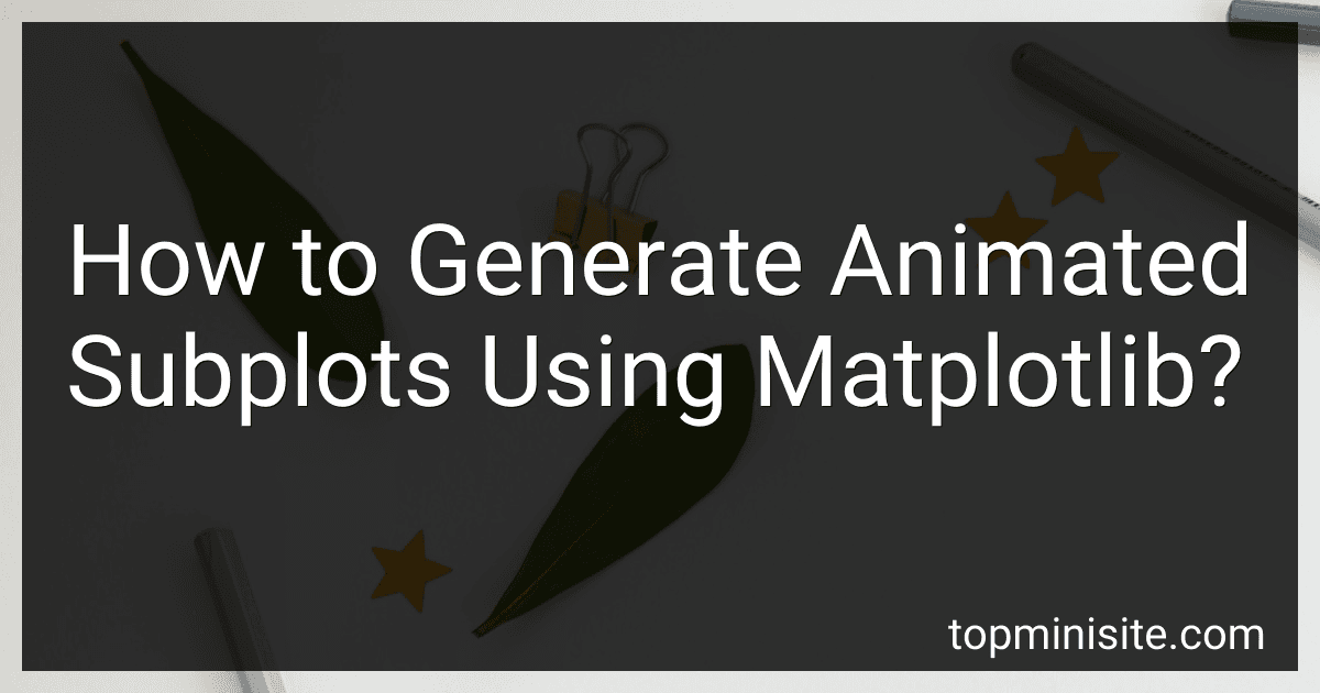 How to Generate Animated Subplots Using Matplotlib? image