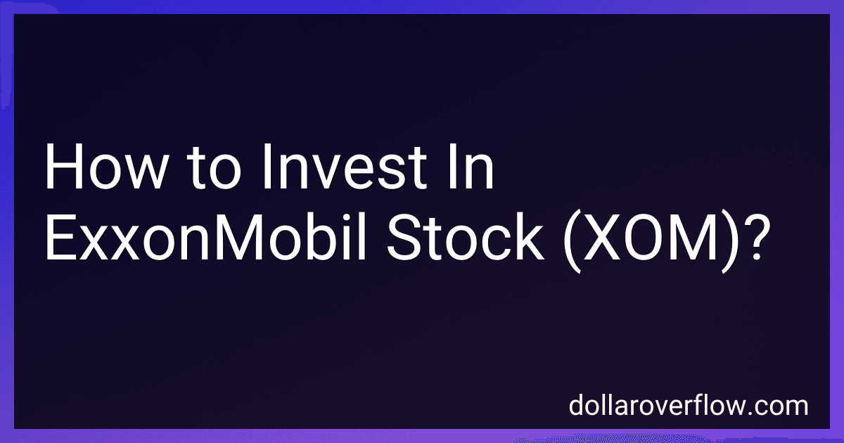 How to Invest In ExxonMobil Stock (XOM)? image