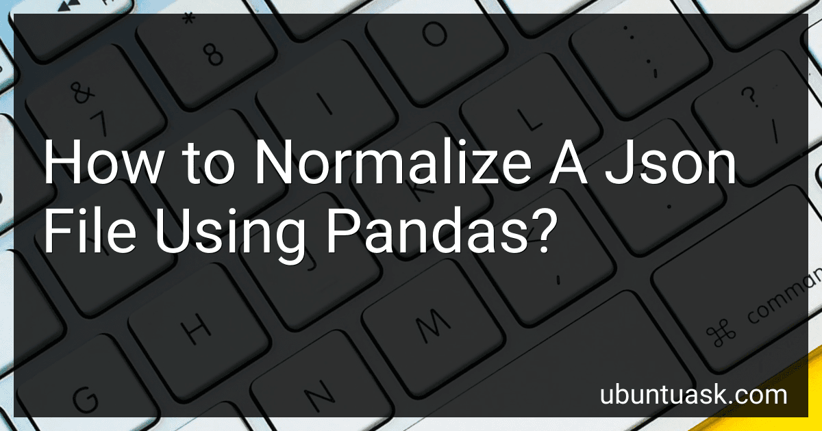 How to Normalize A Json File Using Pandas? image