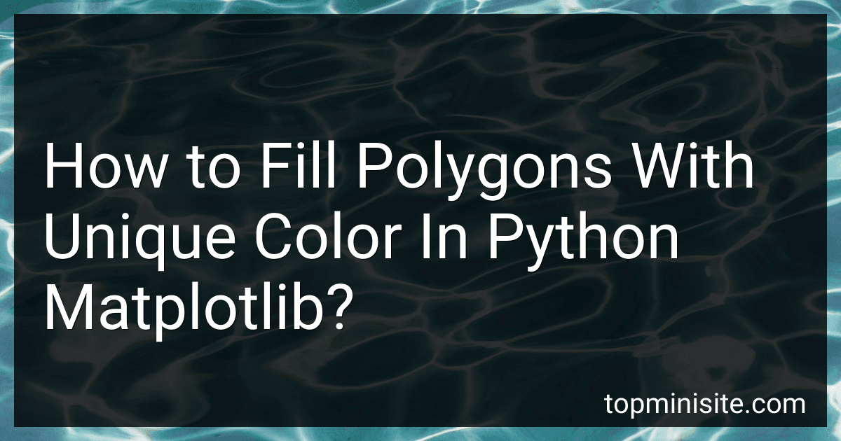 How to Fill Polygons With Unique Color In Python Matplotlib? image