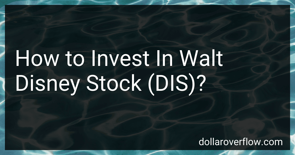 How to Invest In Walt Disney Stock (DIS)? image