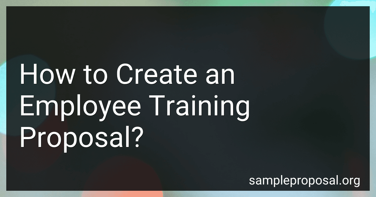 How to Create an Employee Training Proposal? image