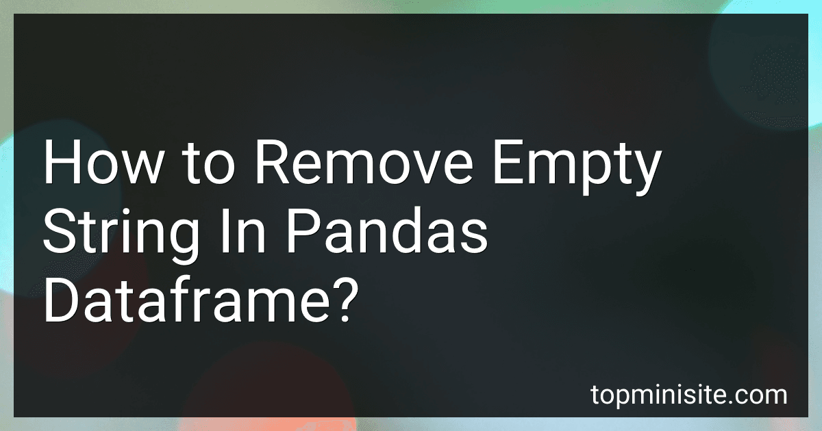 How to Remove Empty String In Pandas Dataframe? preview