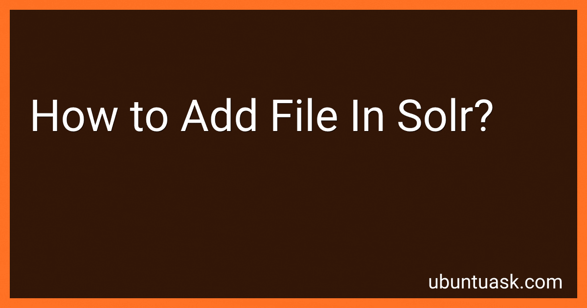How to Add File In Solr? image