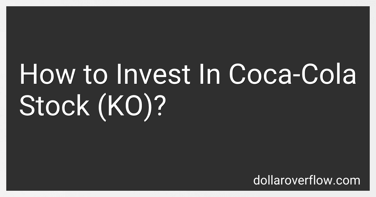 How to Invest In Coca-Cola Stock (KO)? image
