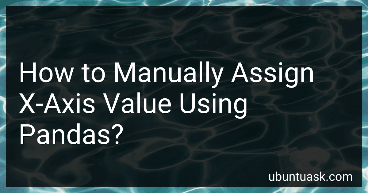 How to Manually Assign X-Axis Value Using Pandas? preview