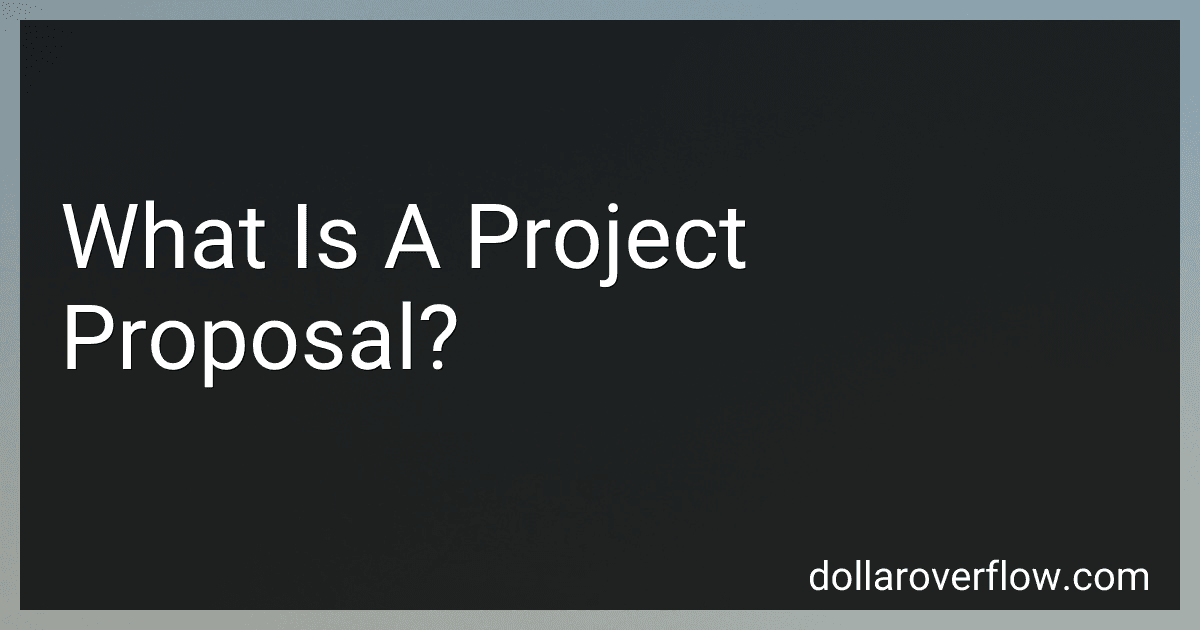 What Is A Project Proposal? image