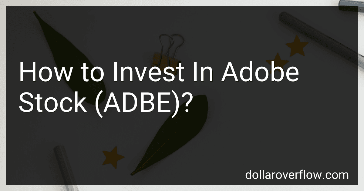 How to Invest In Adobe Stock (ADBE)? image