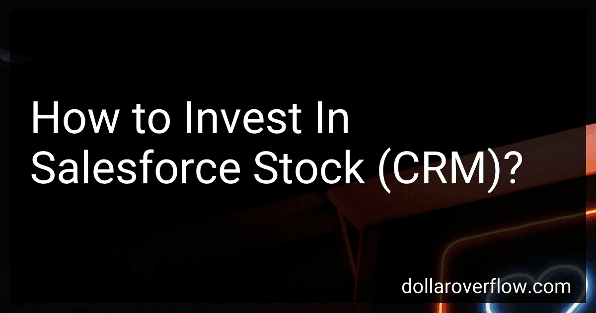 How to Invest In Salesforce Stock (CRM)? image