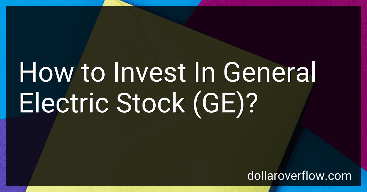 How to Invest In General Electric Stock (GE)? image