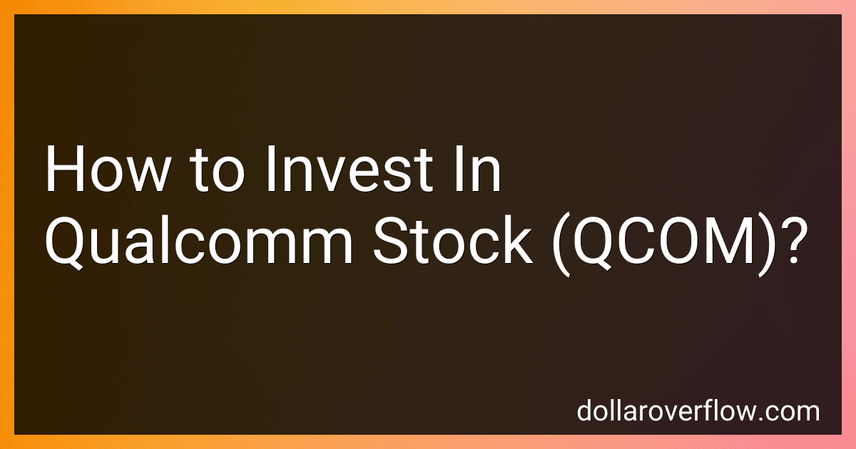 How to Invest In Qualcomm Stock (QCOM)? image