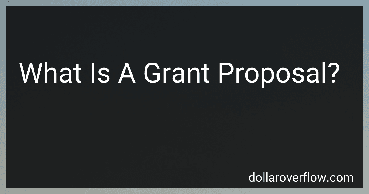 What Is A Grant Proposal? image