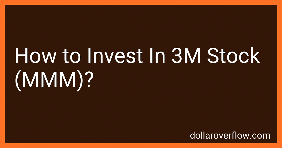 How to Invest In 3M Stock (MMM)? image