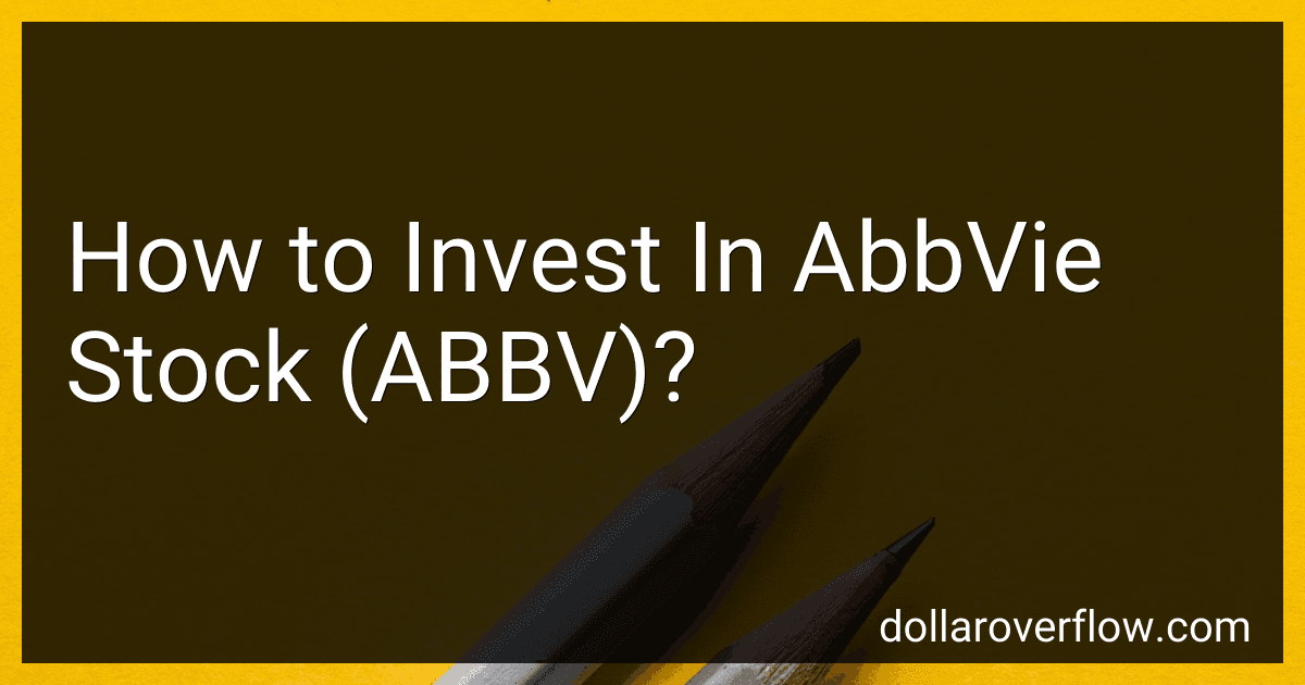 How to Invest In AbbVie Stock (ABBV)? image