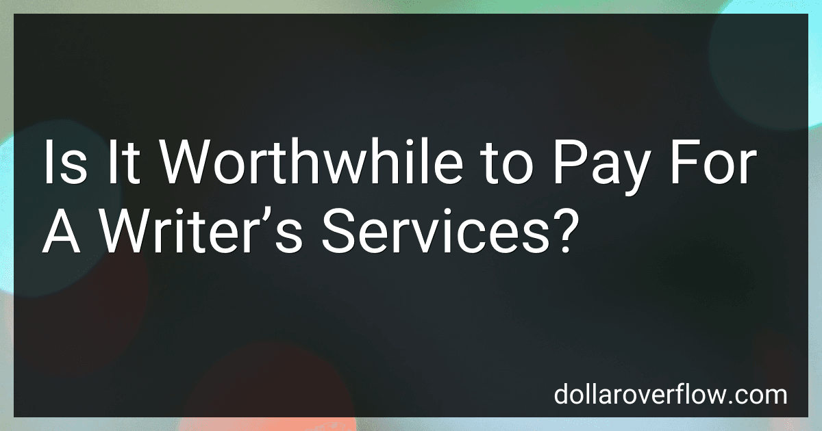 Is It Worthwhile to Pay For A Writer’s Services? image