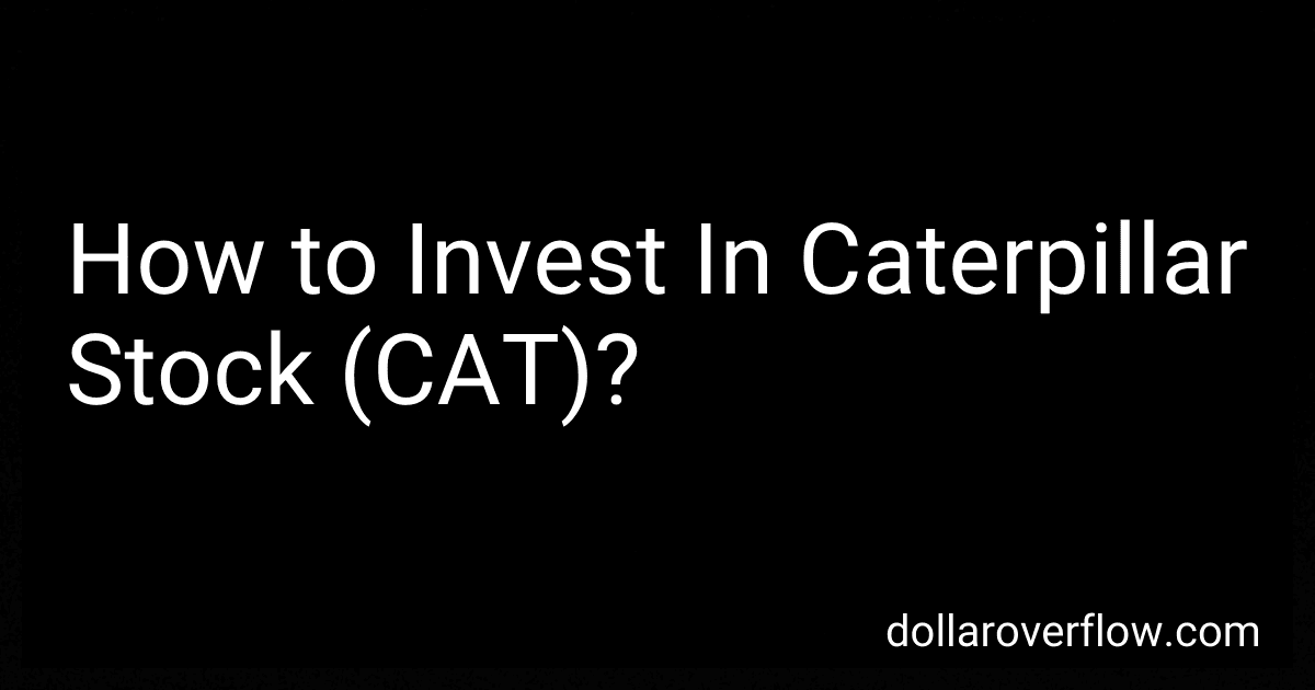 How to Invest In Caterpillar Stock (CAT)? image