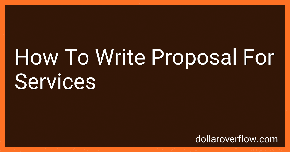 How To Write Proposal For Services image