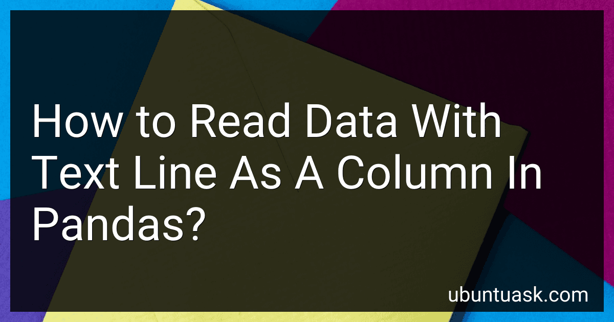 How to Read Data With Text Line As A Column In Pandas? image