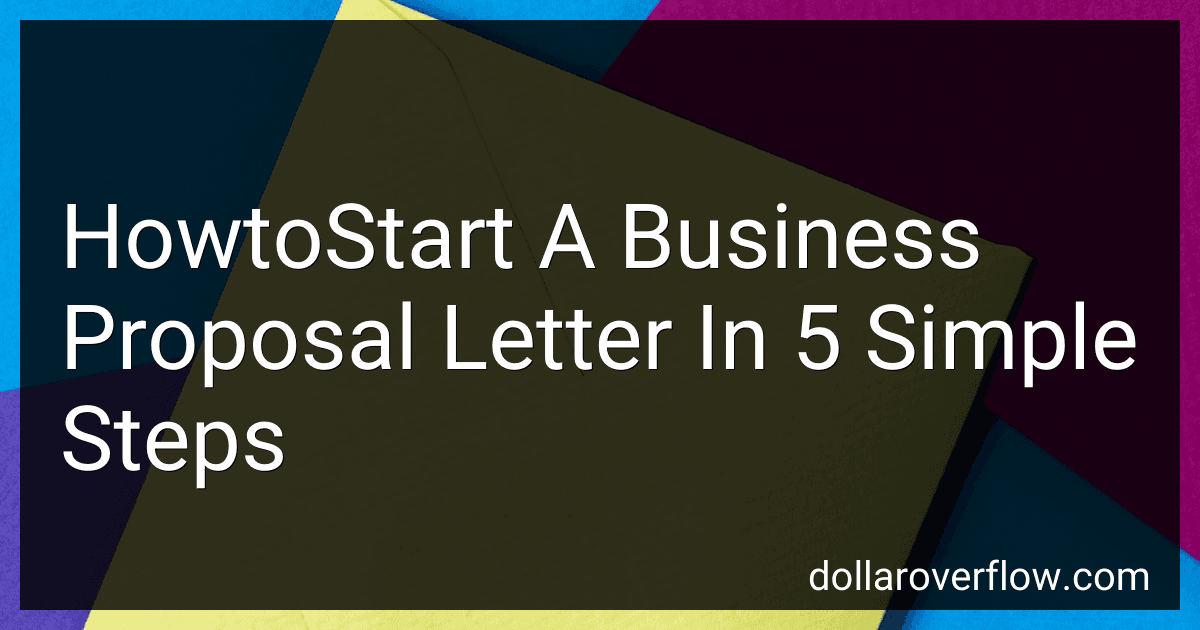 HowtoStart A Business Proposal Letter In 5 Simple Steps image