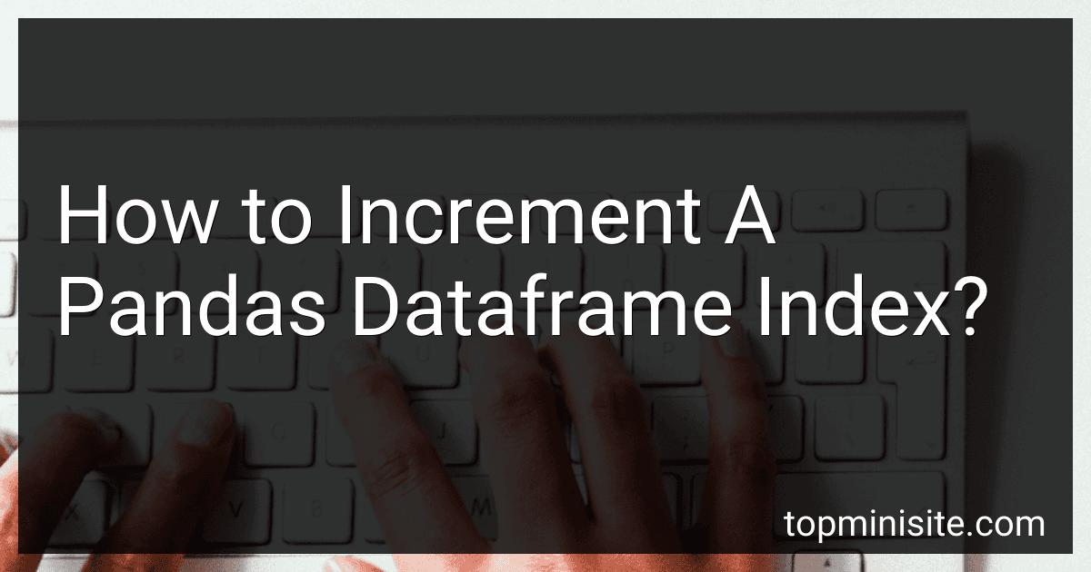 How to Increment A Pandas Dataframe Index? image